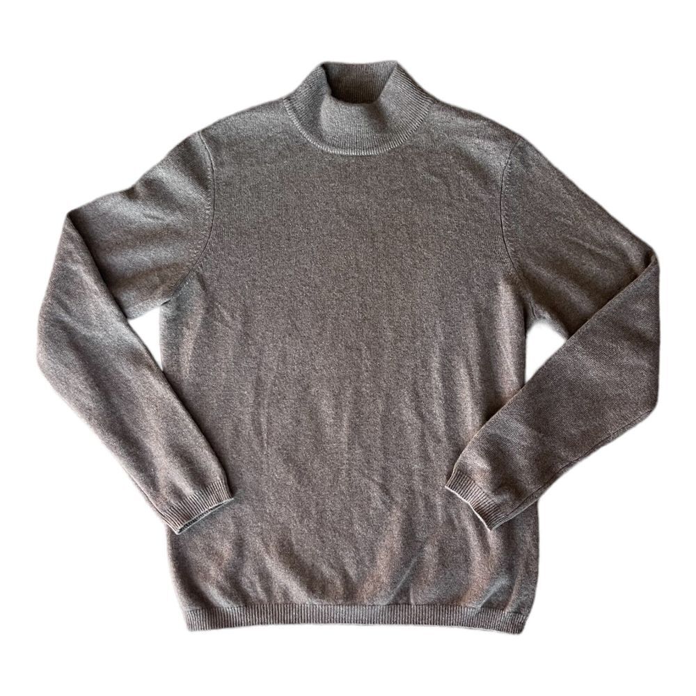 CHARTER CLUB $139 Soft 100% 2 Ply Cashmere Mock Neck Sweater Top S Petite Small
